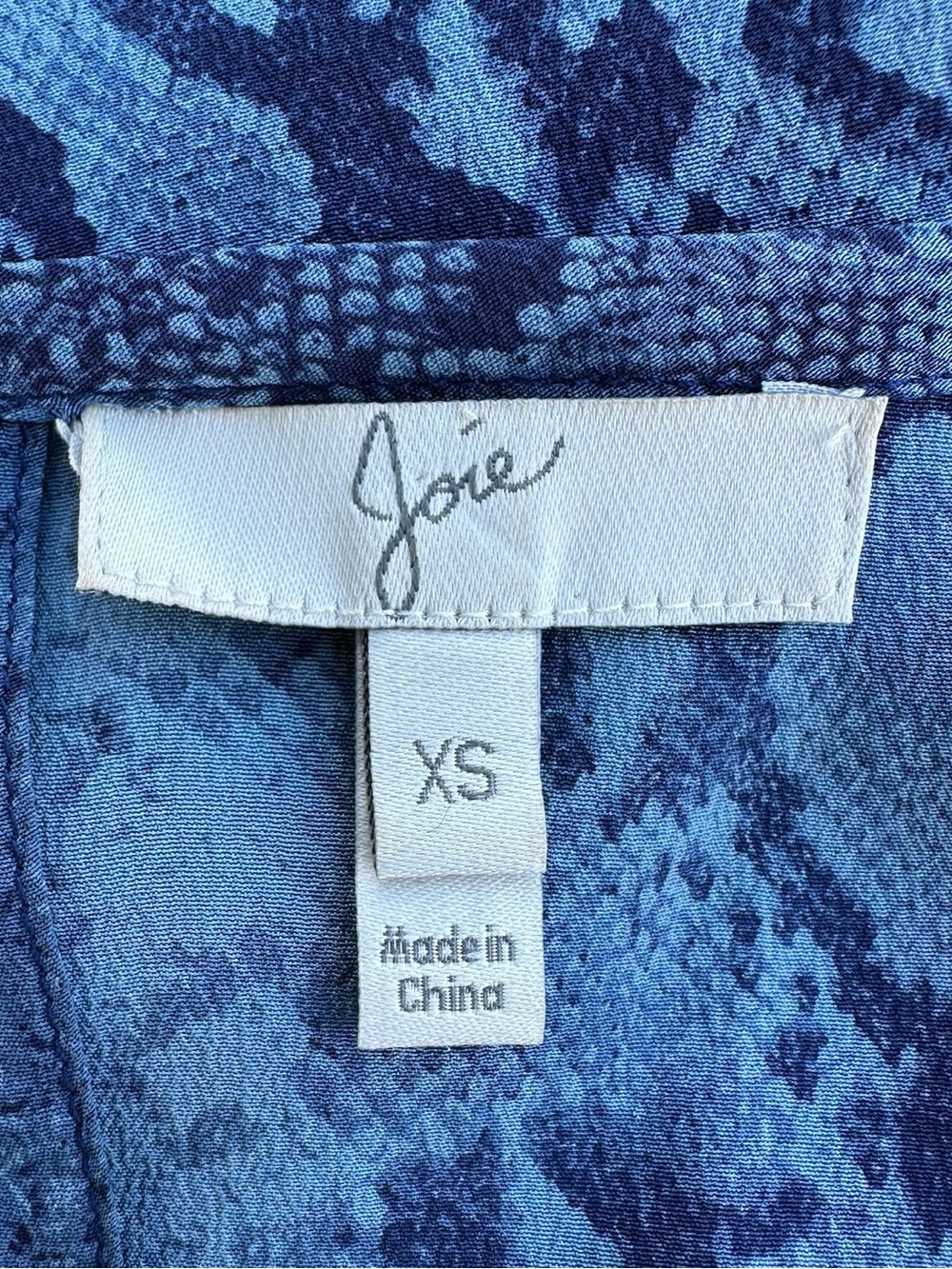 Joie "Rancher Python" blouse - Size XS - Picture 2 of 4